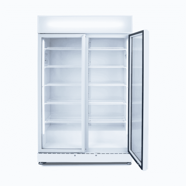 GM0900LWECO BROMIC 2 Doors Upright Display Fridge 885L – White - Image 9
