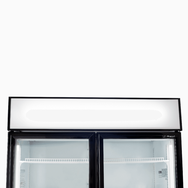 GM0900LBECO BROMIC 2 Doors Upright Display Fridge 885L – Black - Image 6