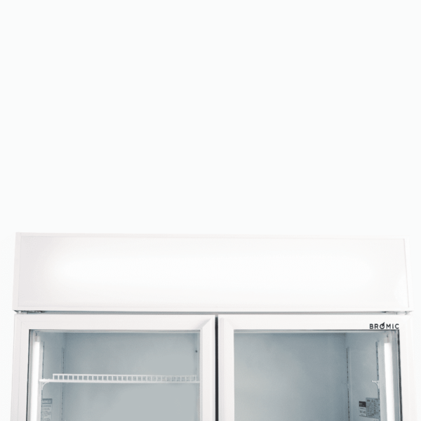 GM0900LWECO BROMIC 2 Doors Upright Display Fridge 885L – White - Image 6