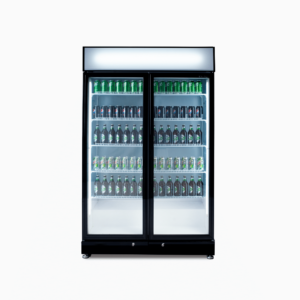 GM0900LBECO BROMIC 2 Doors Upright Display Fridge 885L – Black