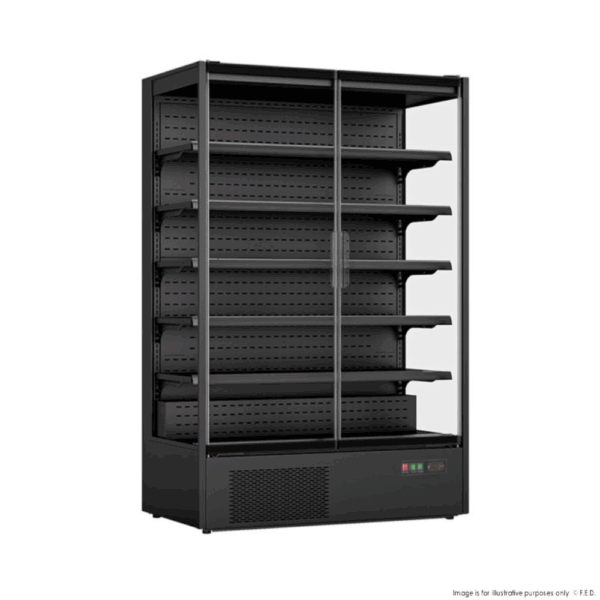 DC-125B F.E.D Thermaster Supermarket Panorama 2 Door Chiller Display