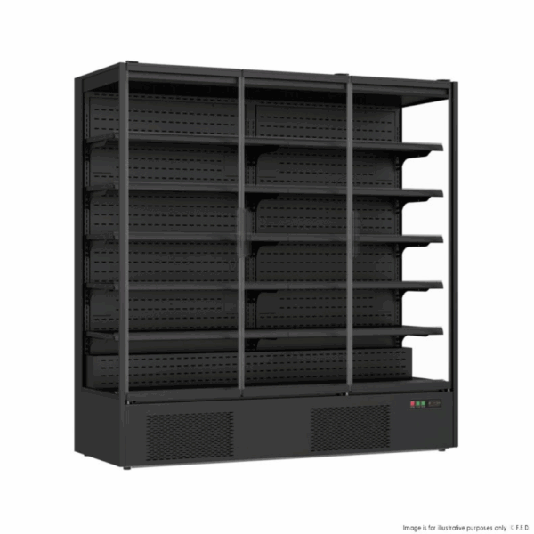 DC-187B F.E.D Thermaster Supermarket Panorama 3 Door Chiller