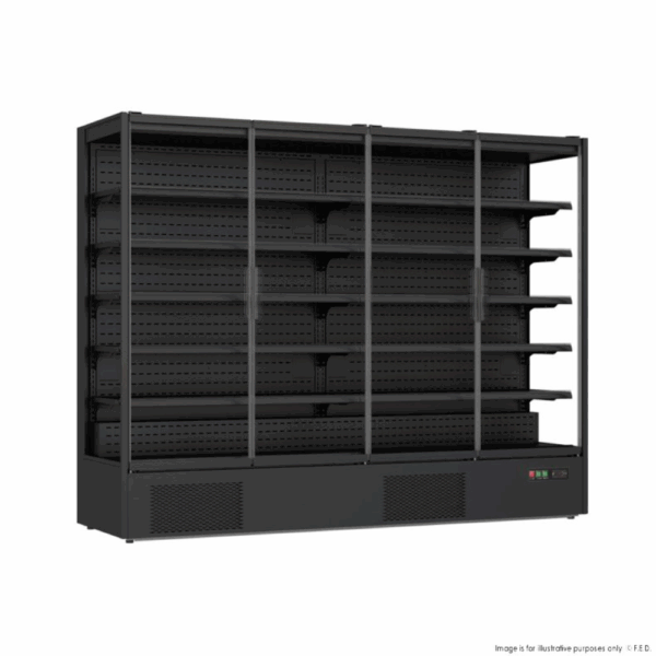 DC-250B F.E.D Thermaster Supermarket Panorama 4 Door Chiller Display
