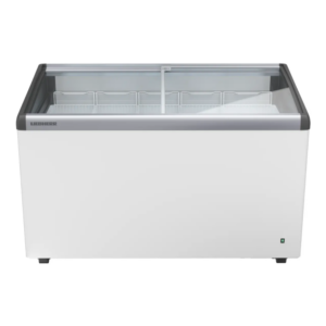 EFI 3553 Liebherr 354L Curved Glass Chest Freezer