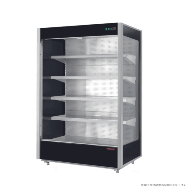 TDST90-CA-125BD F.E.D Tecnodom Stromboli Supermarket Remote Display w/ Door