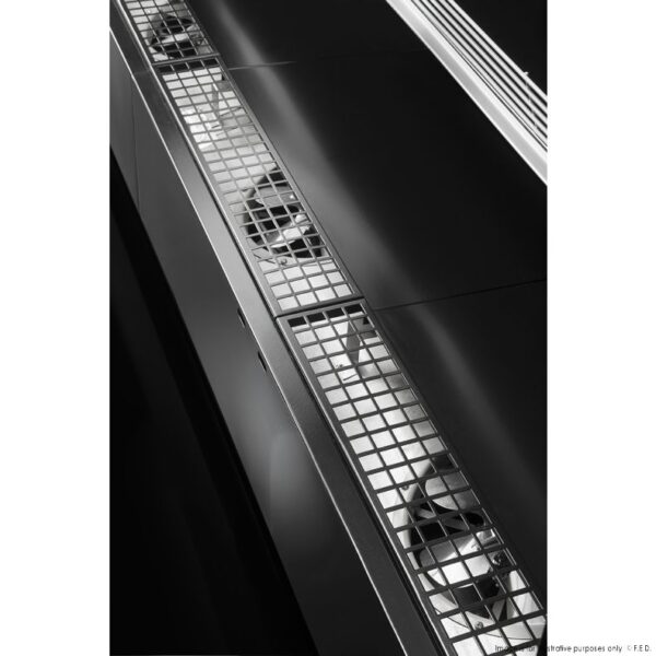 TDST90-CA-250B F.E.D Stromboli Supermarket Remote Display w/ Night Blind - Image 2