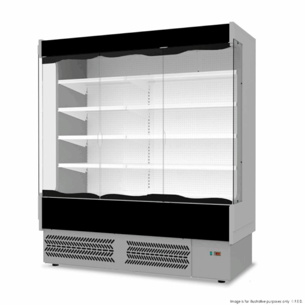 TDVB80-CA-187 F.E.D Vulcano Supermarket 3 Door Open Display
