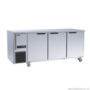 TL1800TN-3D F.E.D Stainless Steel 3 Door Workbench Fridge