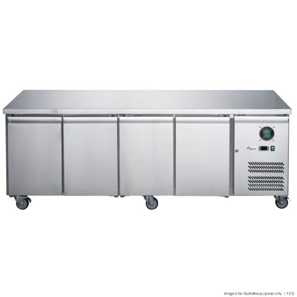 XUB6C22S4V F.E.D FED-X S/S Four Door Bench Fridge
