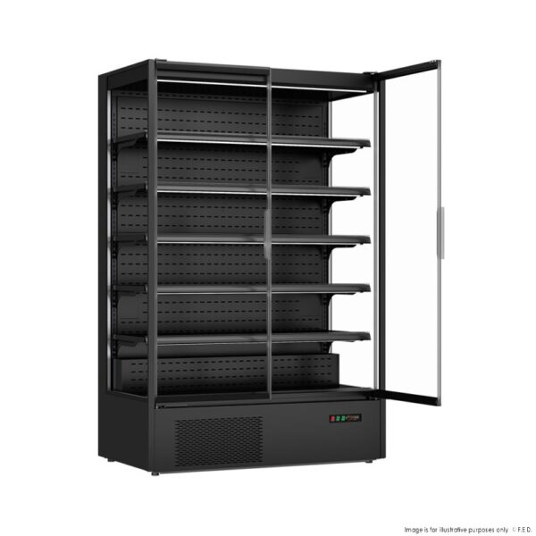 DC-125B F.E.D Thermaster Supermarket Panorama 2 Door Chiller Display - Image 2