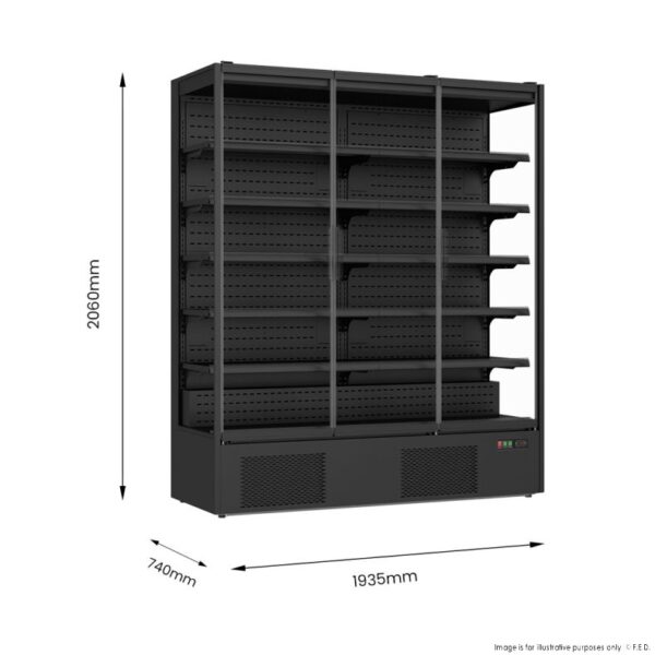 DC-187B F.E.D Thermaster Supermarket Panorama 3 Door Chiller - Image 8