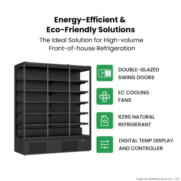 DC-187B F.E.D Thermaster Supermarket Panorama 3 Door Chiller - Image 6