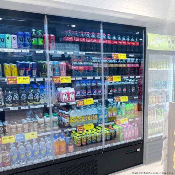 DC-250B F.E.D Thermaster Supermarket Panorama 4 Door Chiller Display - Image 2