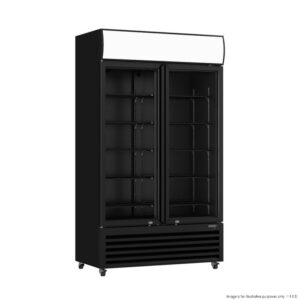 LG-1200BP F.E.D Thermaster 2 Glass Door Upright Drink Fridge - LARGE