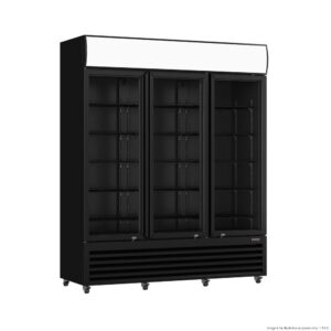 LG-1203BP F.E.D Thermaster 3 Glass Door Upright Drink Fridge