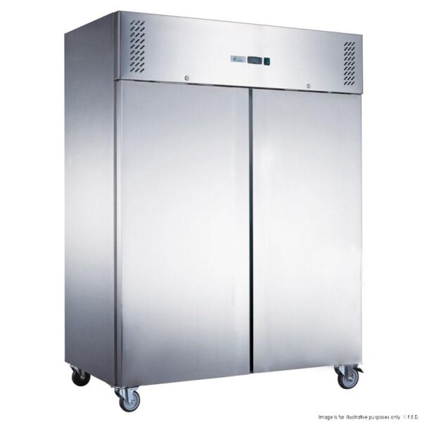 XURF1200SFV F.E.D FED-X S/S Two Full Door Upright Freezer