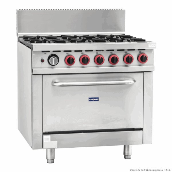 GBS6TS Gasmax 6 Burner With Oven Flame Failure NG or LPG - Image 6