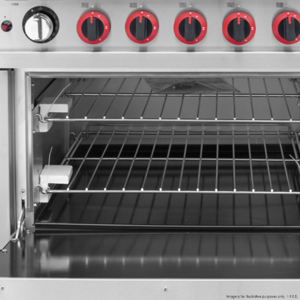 GBS6TS Gasmax 6 Burner With Oven Flame Failure NG or LPG - Image 3