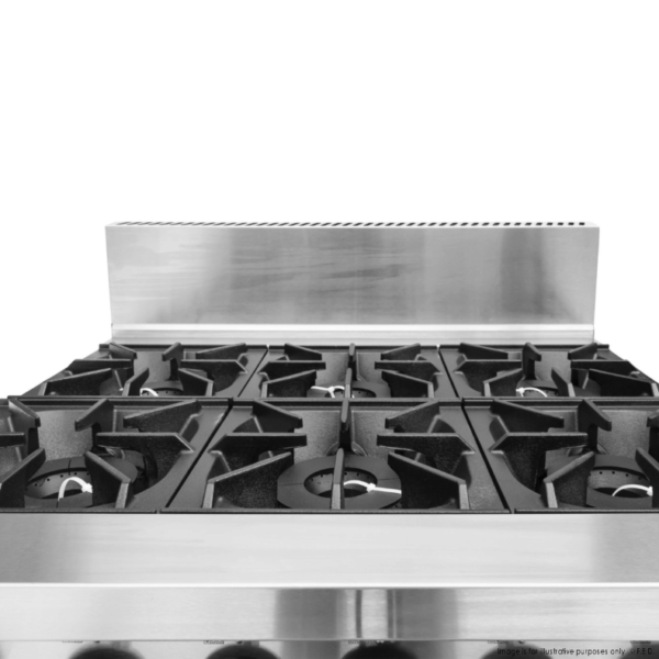 GBS6TS Gasmax 6 Burner With Oven Flame Failure NG or LPG - Image 2
