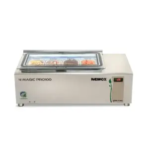 Nemox PRO100 4 MAGIC I-GREEN 4 TRAY ICE CREAM STORAGE & DISPLAY CABINET