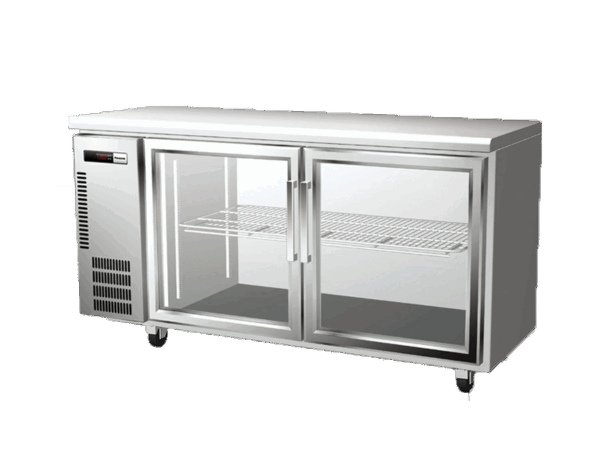 BR-1571HP PANASONIC UNDER BENCH 2 DOOR PILLARLESS GLASS DOOR CHILLER - Image 2