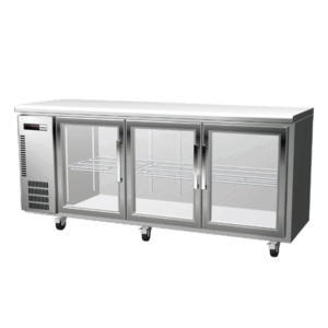BR-1861HP PANASONIC UNDER BENCH 3 DOOR PILLARLESS GLASS DOOR CHILLER