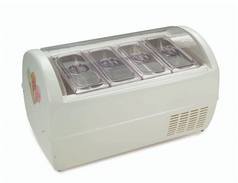 Gelato Ice Cream Display Freezers Counter Top