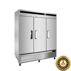 JUFT2013 Commercial Upright Freezer Three Door Stainless Steel Solid Door Freezer – 2013 Litre