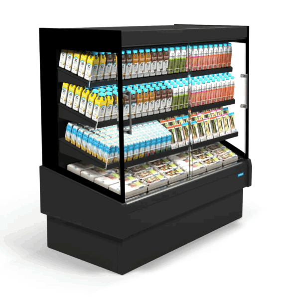 SGND153S Q5 Hussmann Semi Vertical Sliding Door Display Chiller