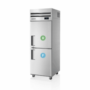 SRFT25-2 Skipio 2 Solid Door Dual Temp Upright Combo Fridge/Freezer