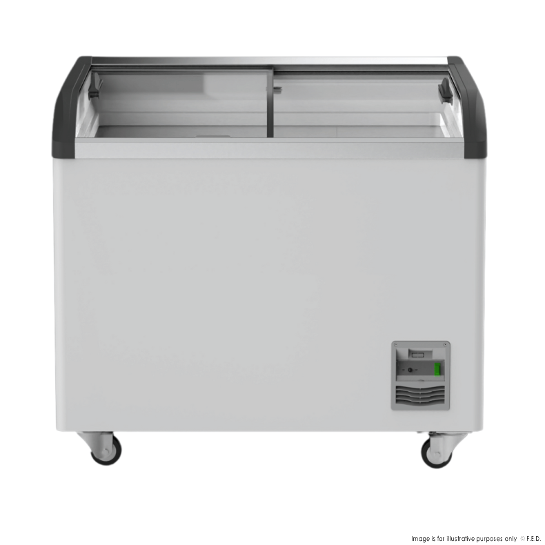 SD-306K Thermaster Heavy Duty Supermarket Glass Sliding Lid Freezer