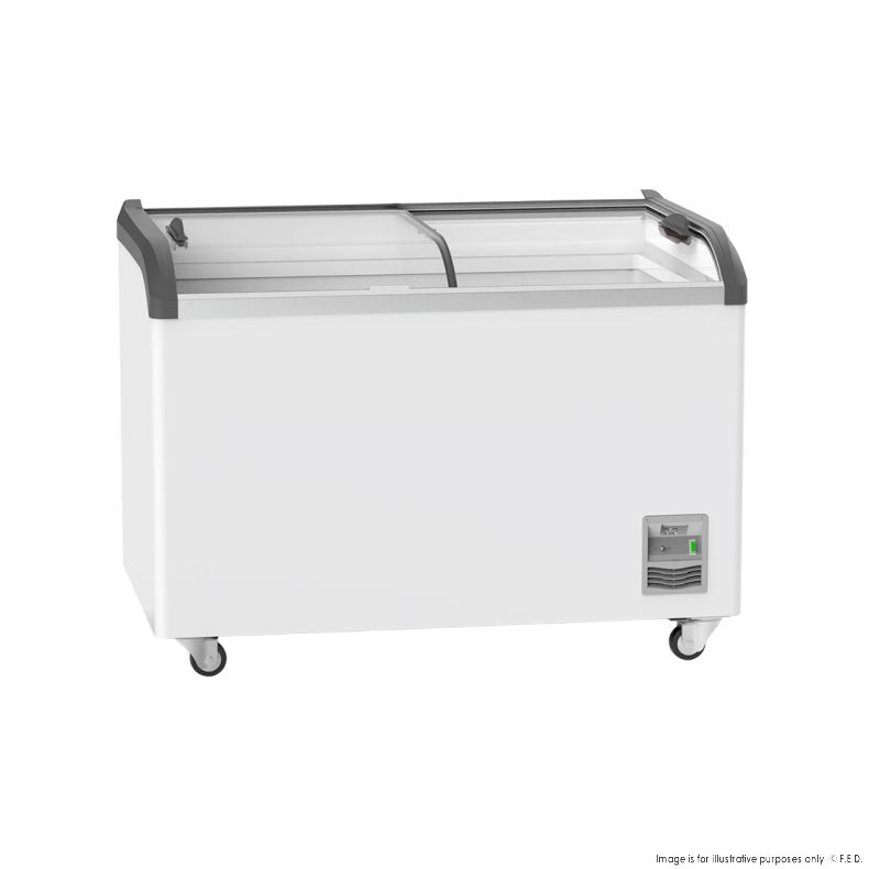 SD-406K F.E.D Thermaster Heavy Duty Supermarket Glass Sliding Lid Freezer