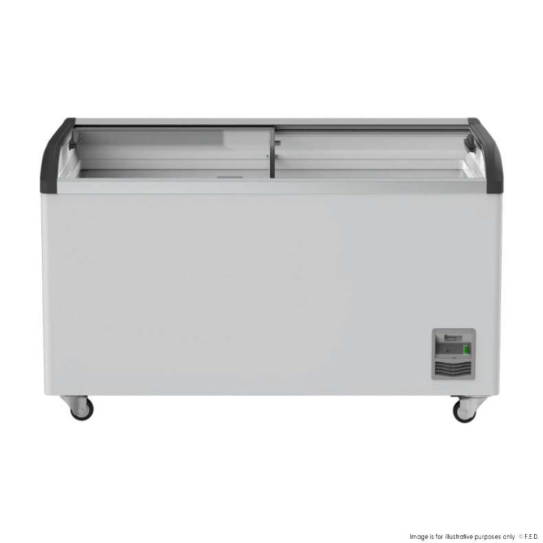 SD-506K F.E.D Thermaster Heavy Duty Supermarket Glass Sliding Lid Freezer