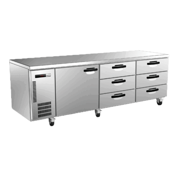 SUR-1871HP-DWW PANASONIC UNDER BENCH 1 DOOR & 6 DRAWER Fridge