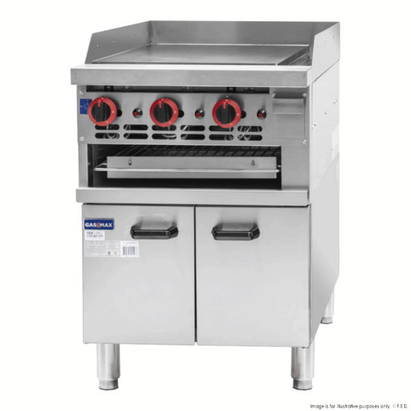 GGS-24 F.E.D Gasmax Gas Griddle and Gas Toaster with Cabinet - Image 6