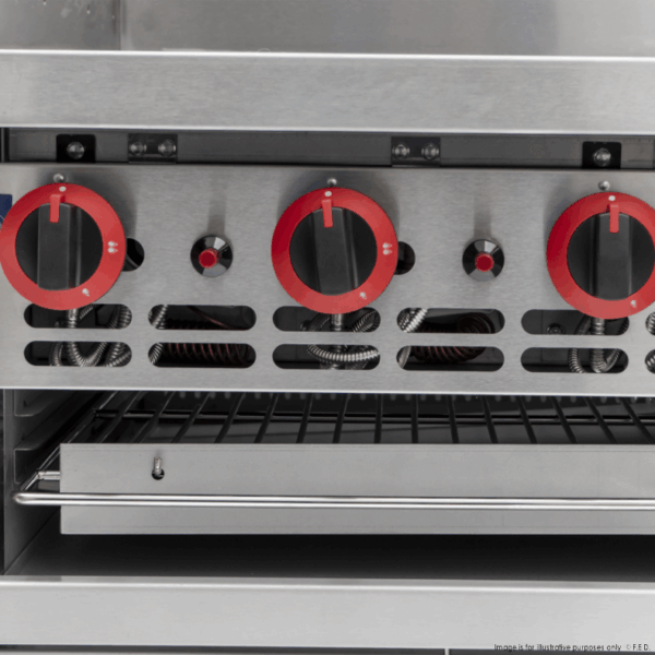 GGS-24 F.E.D Gasmax Gas Griddle and Gas Toaster with Cabinet - Image 3