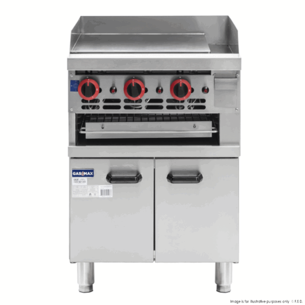 GGS-24 Gasmax Gas Griddle and Gas Toaster with Cabinet Natural and LPG