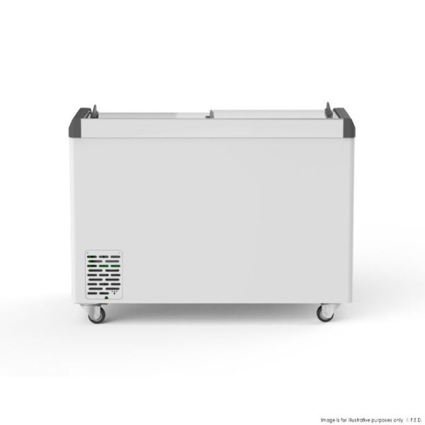 SD-406K F.E.D Thermaster Heavy Duty Supermarket Glass Sliding Lid Freezer - Image 2