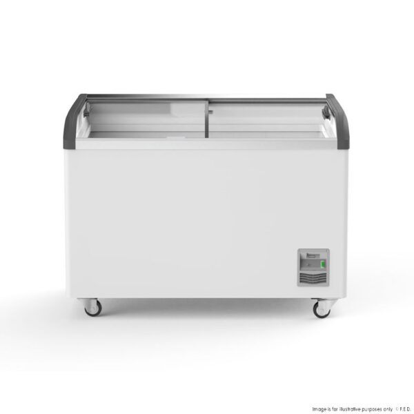 SD-406K F.E.D Thermaster Heavy Duty Supermarket Glass Sliding Lid Freezer - Image 4