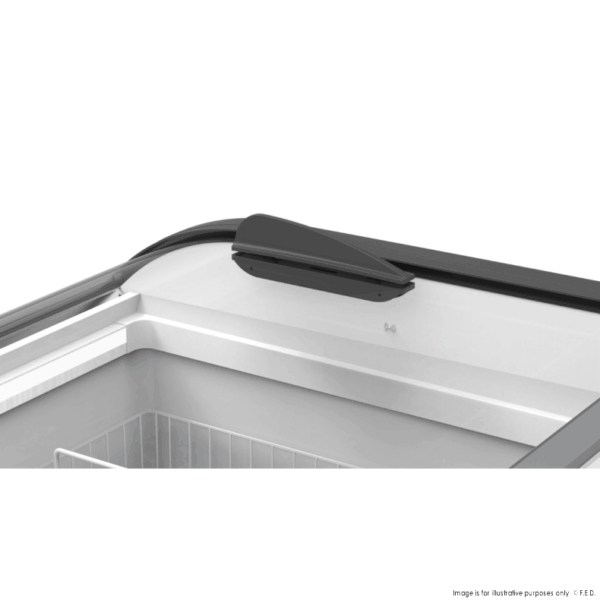 SD-506K F.E.D Thermaster Heavy Duty Supermarket Glass Sliding Lid Freezer - Image 6
