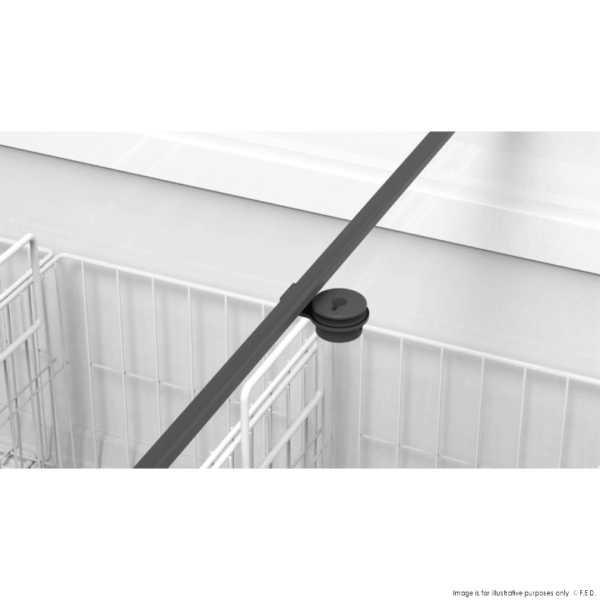 SD-666K F.E.D Thermaster Heavy Duty Supermarket Glass Sliding Lid Freezer - Image 3