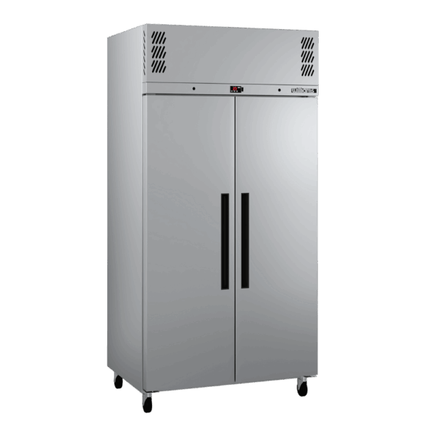 LPR2SS Williams Pearl STAINLESS STEEL Upright Solid 2 Door Slim FREEZER