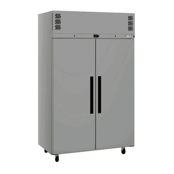 HP2SS Williams Pearl STAINLESS STEEL Upright Solid 2 Door FRIDGE