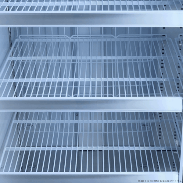LG-600BGBM F.E.D Thermaster 1 Door Supermarket Fridge Black - Image 4