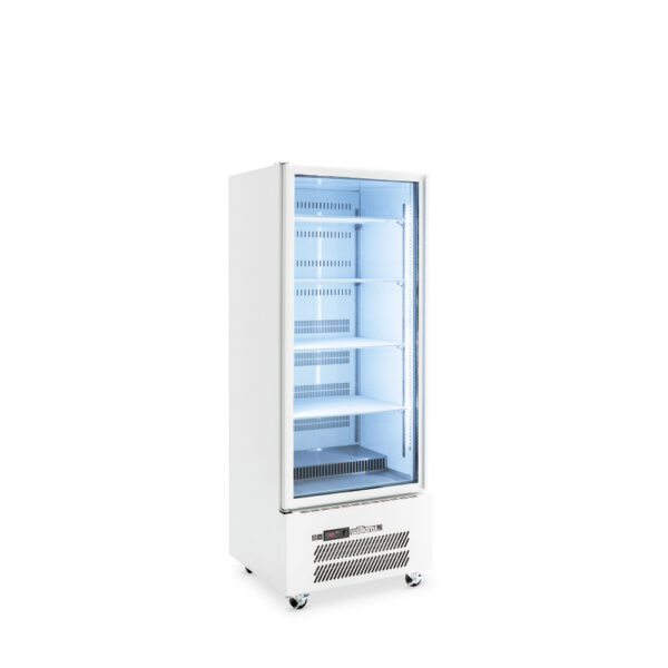HQS1GWHC Williams Quartz Star Upright Glass Single Door FRIDGE - White