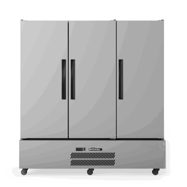 HQS3SSHC Williams Quartz Star Upright Solid 3 Door FRIDGE - STAINLESS STEEL