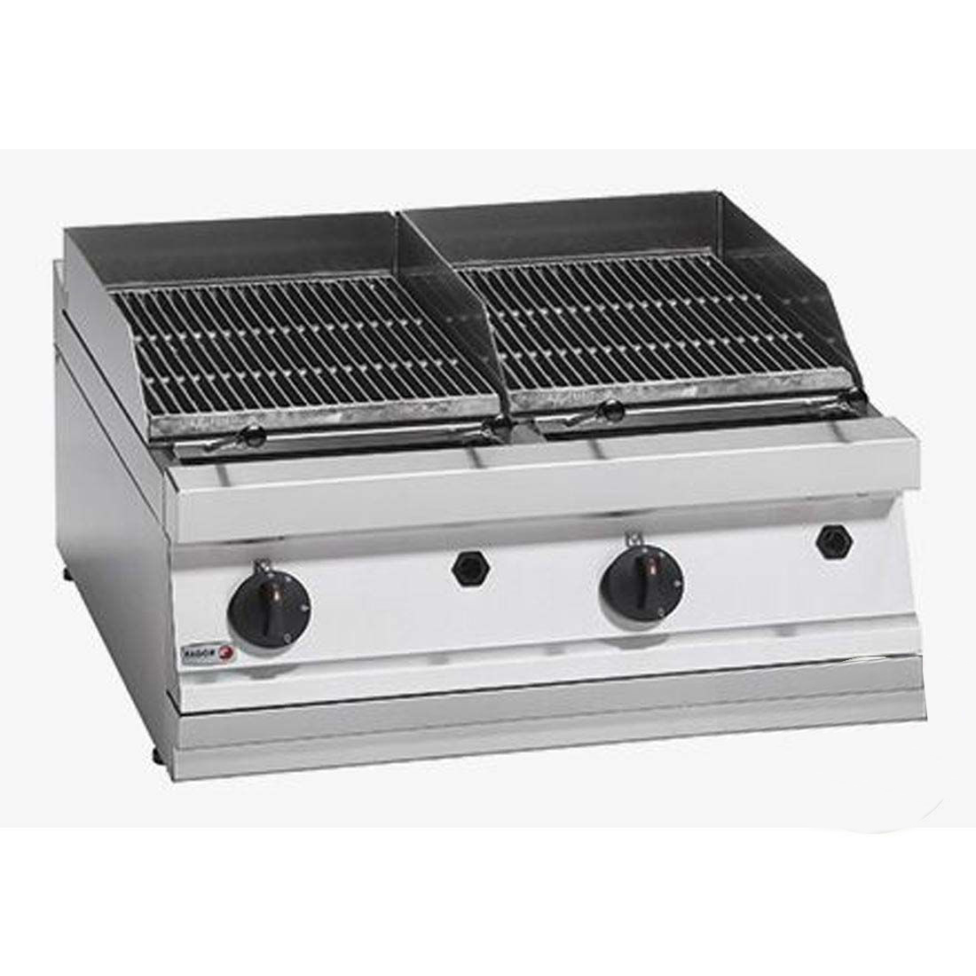 Fagor 700 series – Gas charcoal 2 grid grill BG7-10
