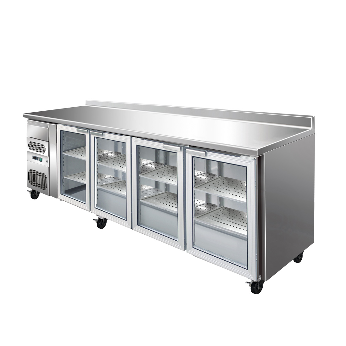 CM25G F.E.D Tropicalized 4 Door Bar Fridge