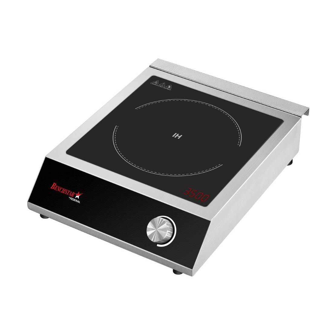 Benchstar Commercial Heat-resistant Ceramic Glass Hob Induction Plate ƒ?? EIC350M-1