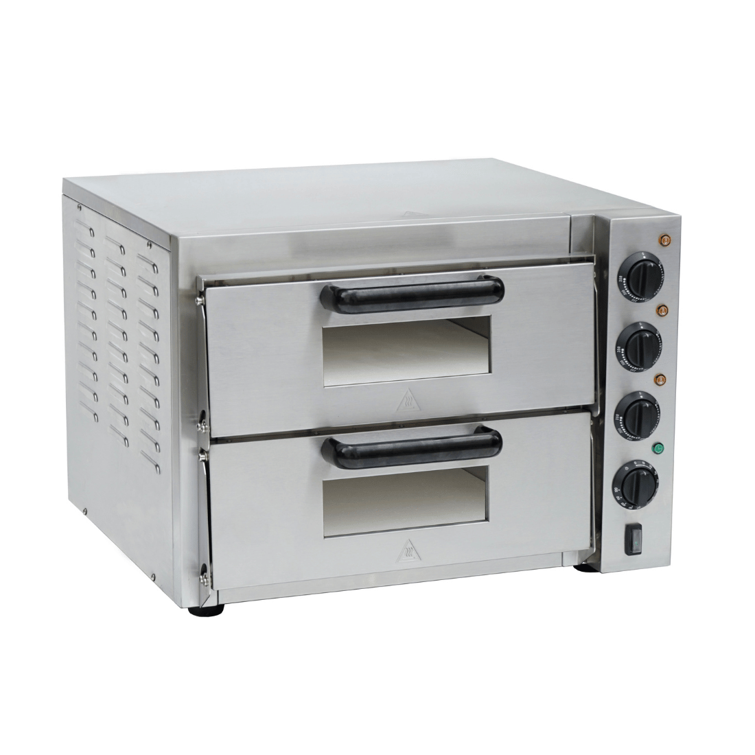 BakerMax Compact Countertop Double Deck Electric Pizza Oven – EP-2T